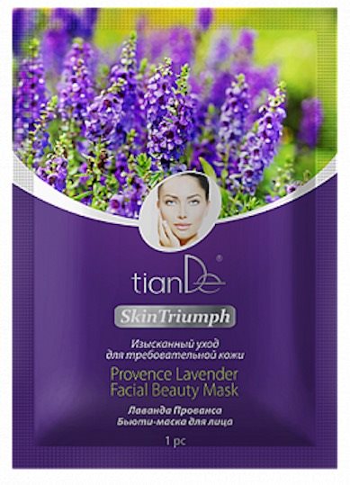 TIANDE Skin Triumph Levanduľová Provence 1 ks Pleťová maska