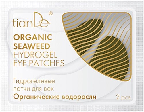 TIANDE Eye Patches Hydrogélové vankúšiky Organická vodná riasa 2 ks...