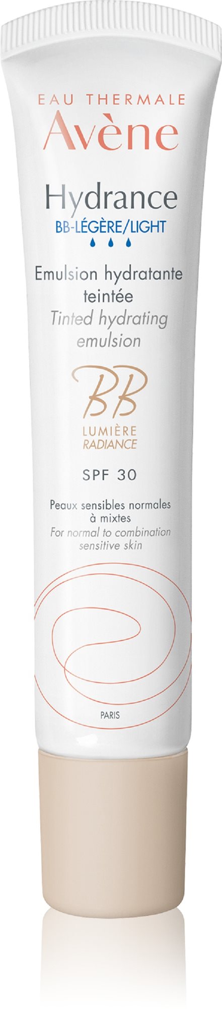 AVENE Hydrance BB-Ľahká tónovacia hydratačná emulzia SPF30 40 ml...