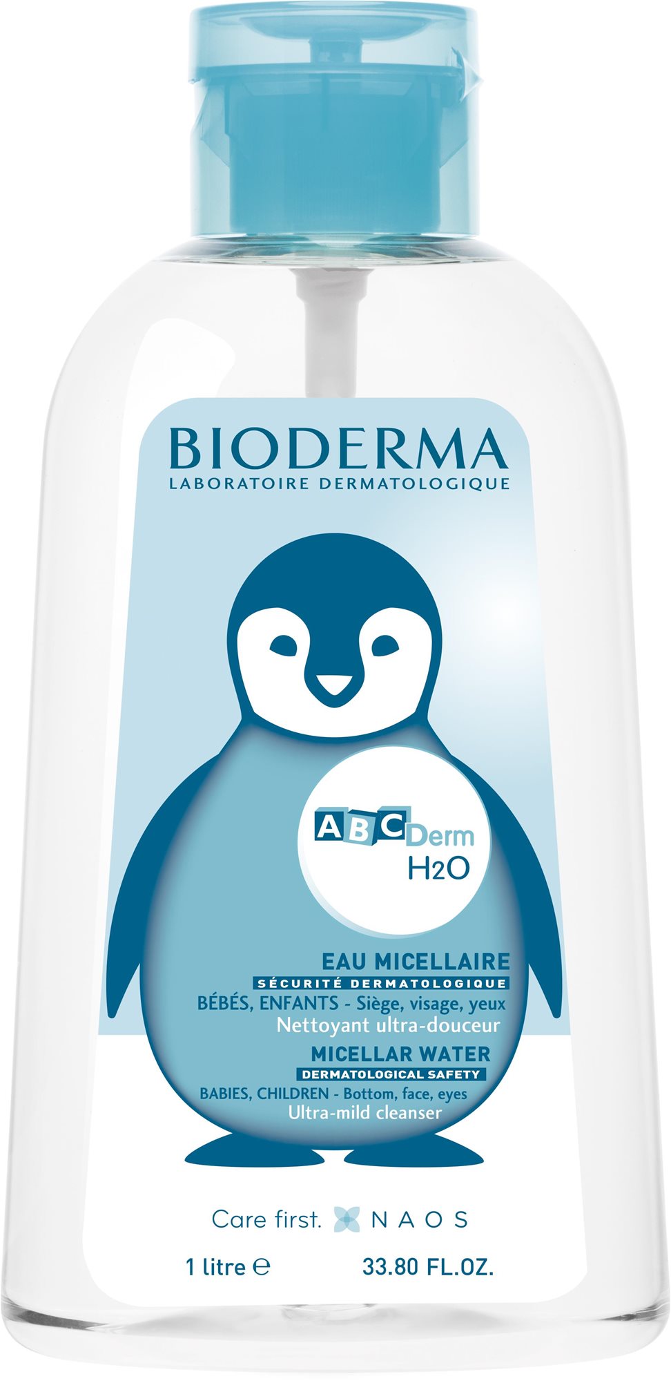 BIODERMA ABCDerm H2O 1 l Micelárna voda