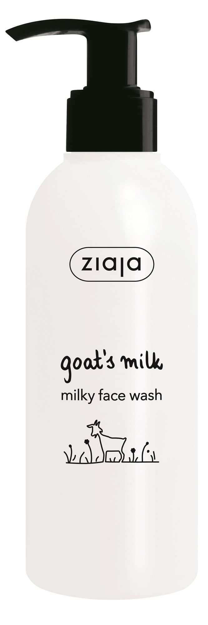 ZIAJA Kozie mlieko mliečny pleťový umývací gél 200 ml Čistiaci gél