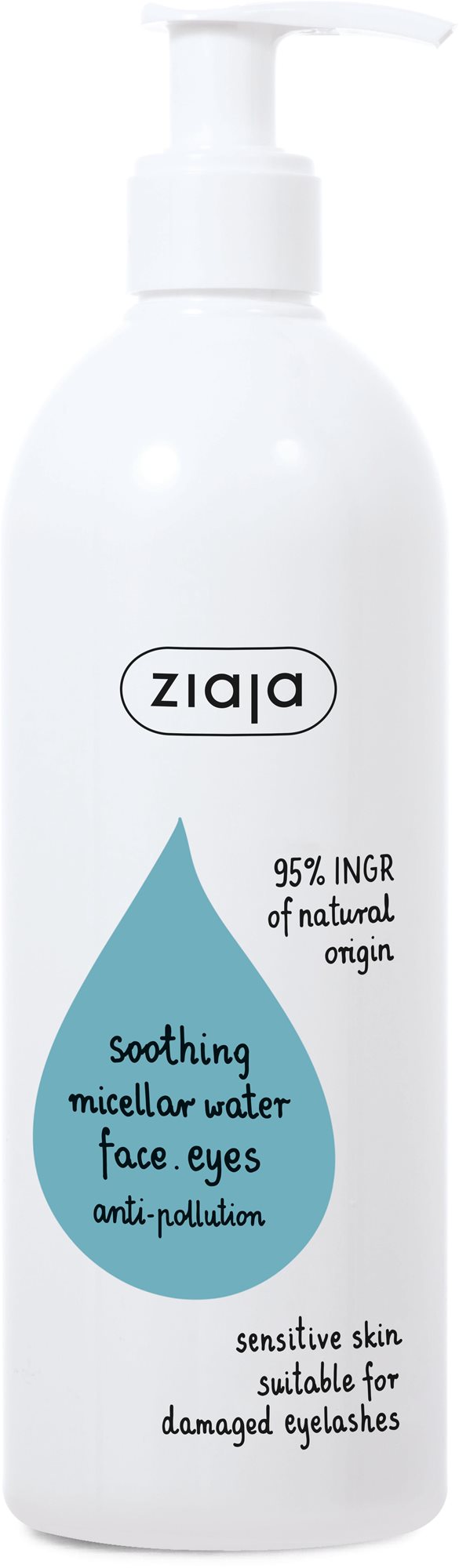 ZIAJA Micelárna voda Upokojujúca pre citlivú pleť 390 ml Micelárna...