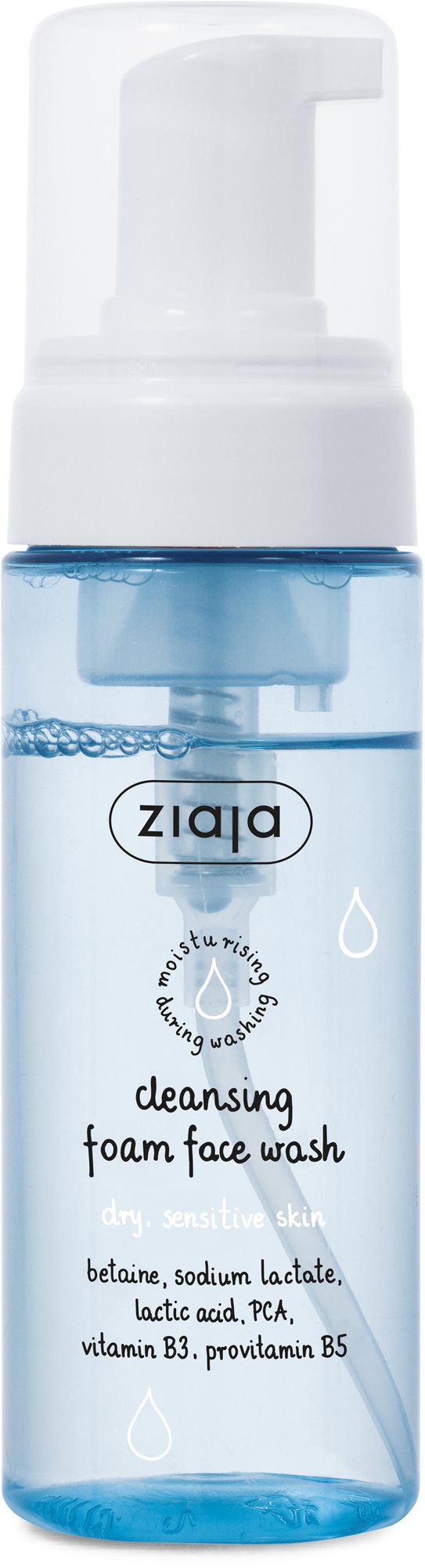 ZIAJA Čistiaca pena na tvár pre suchú citlivú pleť 150 ml Čistiaca...