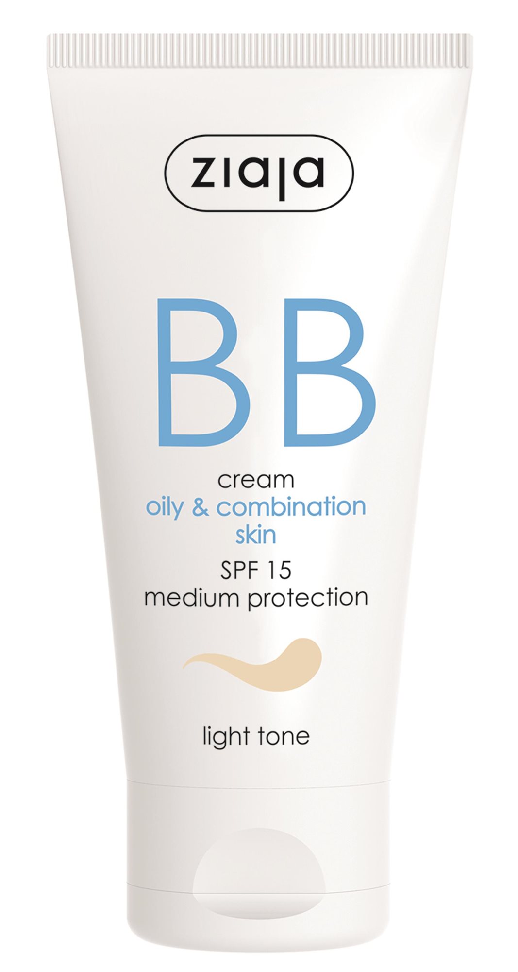 ZIAJA BB krém mastná, zmiešaná pleť – tón svetlý SPF15 50 ml BB krém