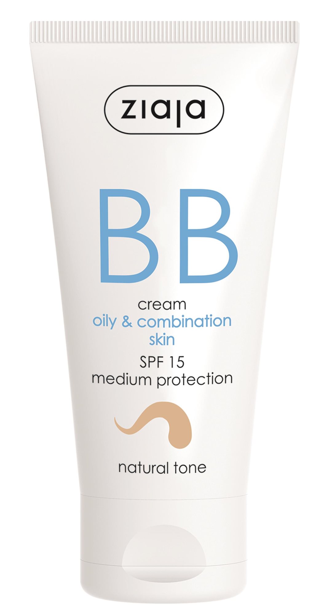 ZIAJA BB krém mastná, zmiešaná pleť – tón prirodzený SPF15 50 ml BB...