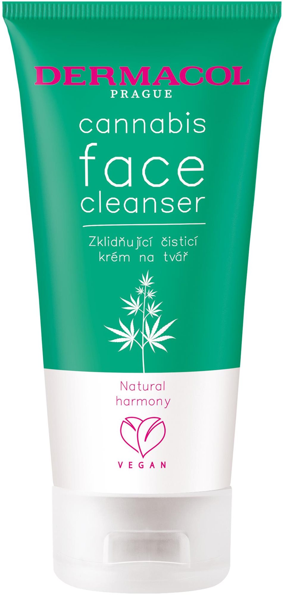 DERMACOL Cannabis face cleanser 150 ml Čistiaci krém