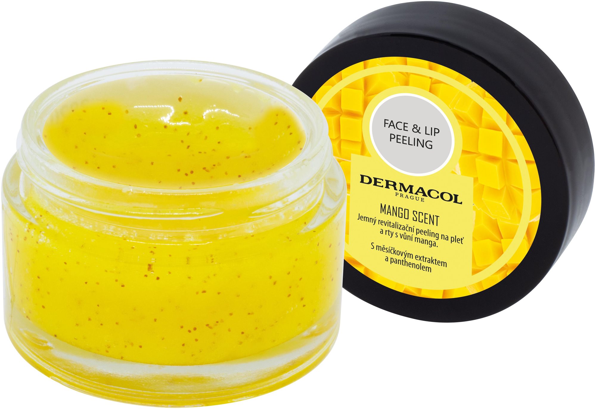 DERMACOL Face and lip peeling revitalizing 50 ml Pleťový peeling