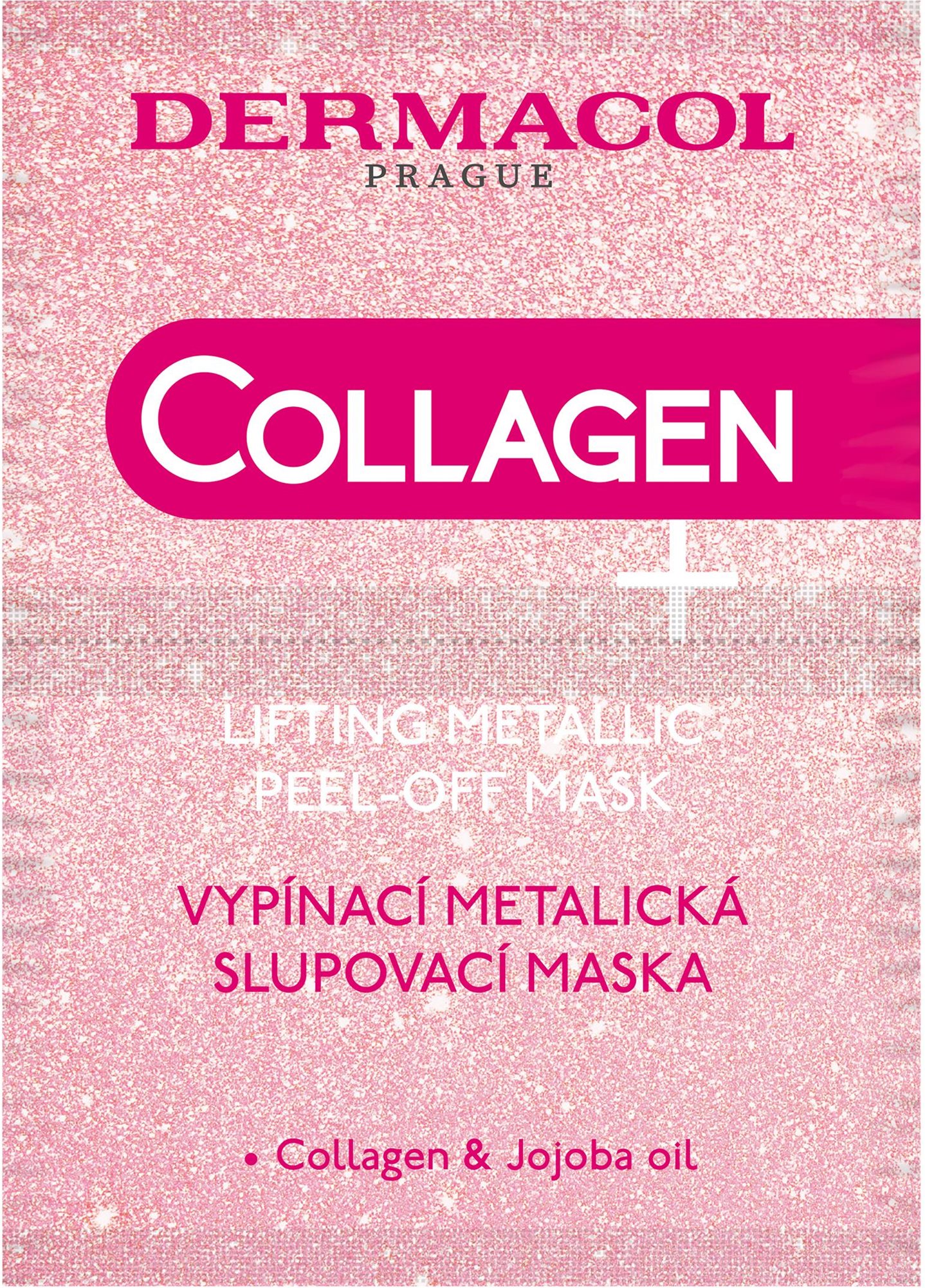 DERMACOL Collagen plus lifting peel off mask 2× 7,5 ml Pleťová maska