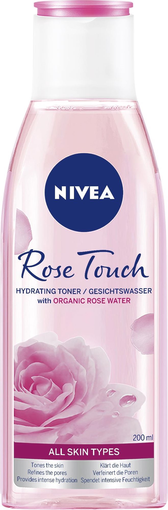 NIVEA Rose Touch Cleansing Toner 200 ml Pleťová voda