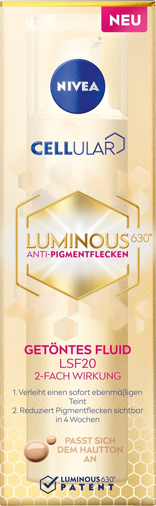 NIVEA Cellular Luminous 630 Tinted fluid 40 ml Arckrém