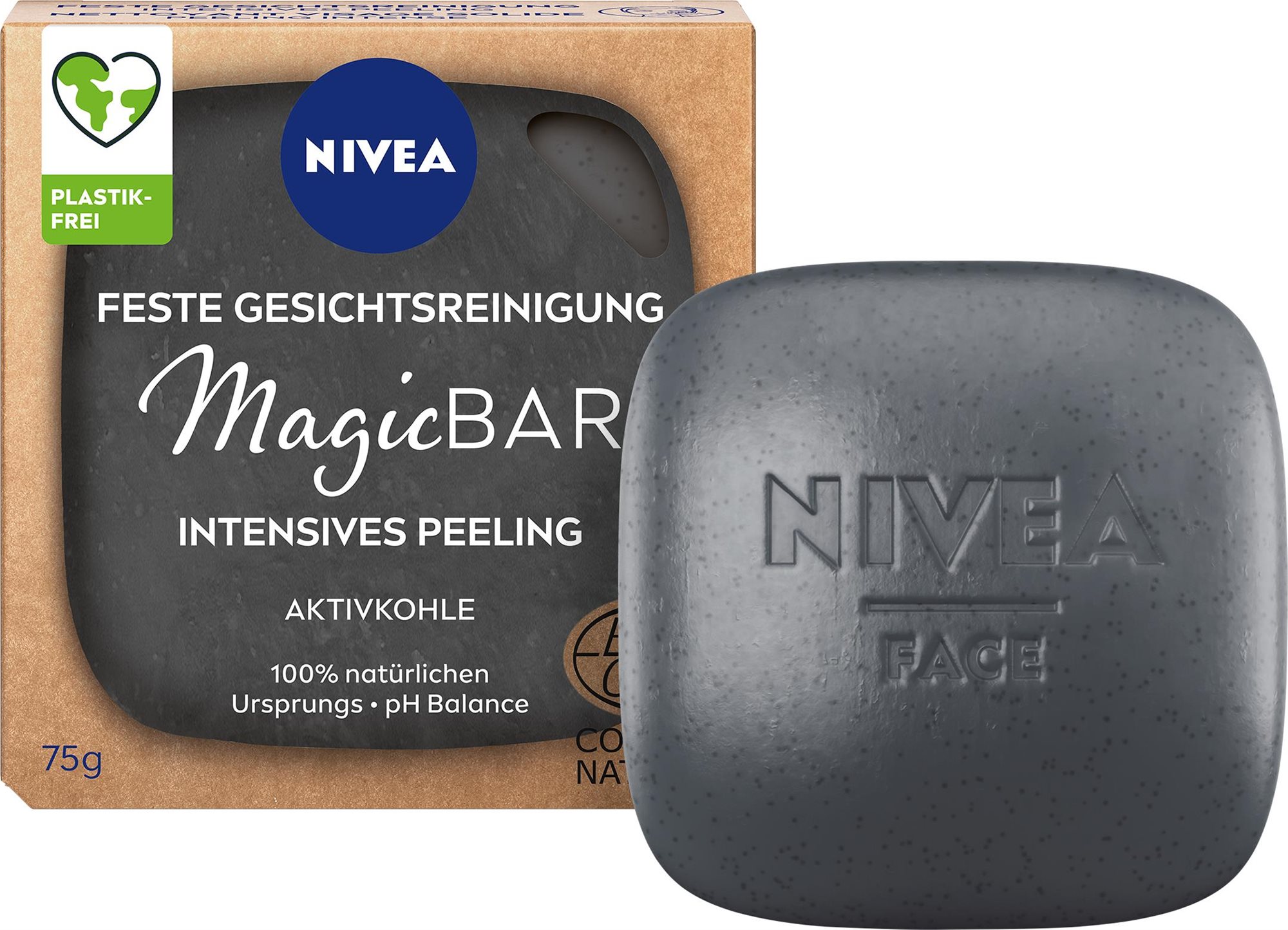 NIVEA Deep cleansing Face cleansing solid bar 75 g Tuhé mydlo
