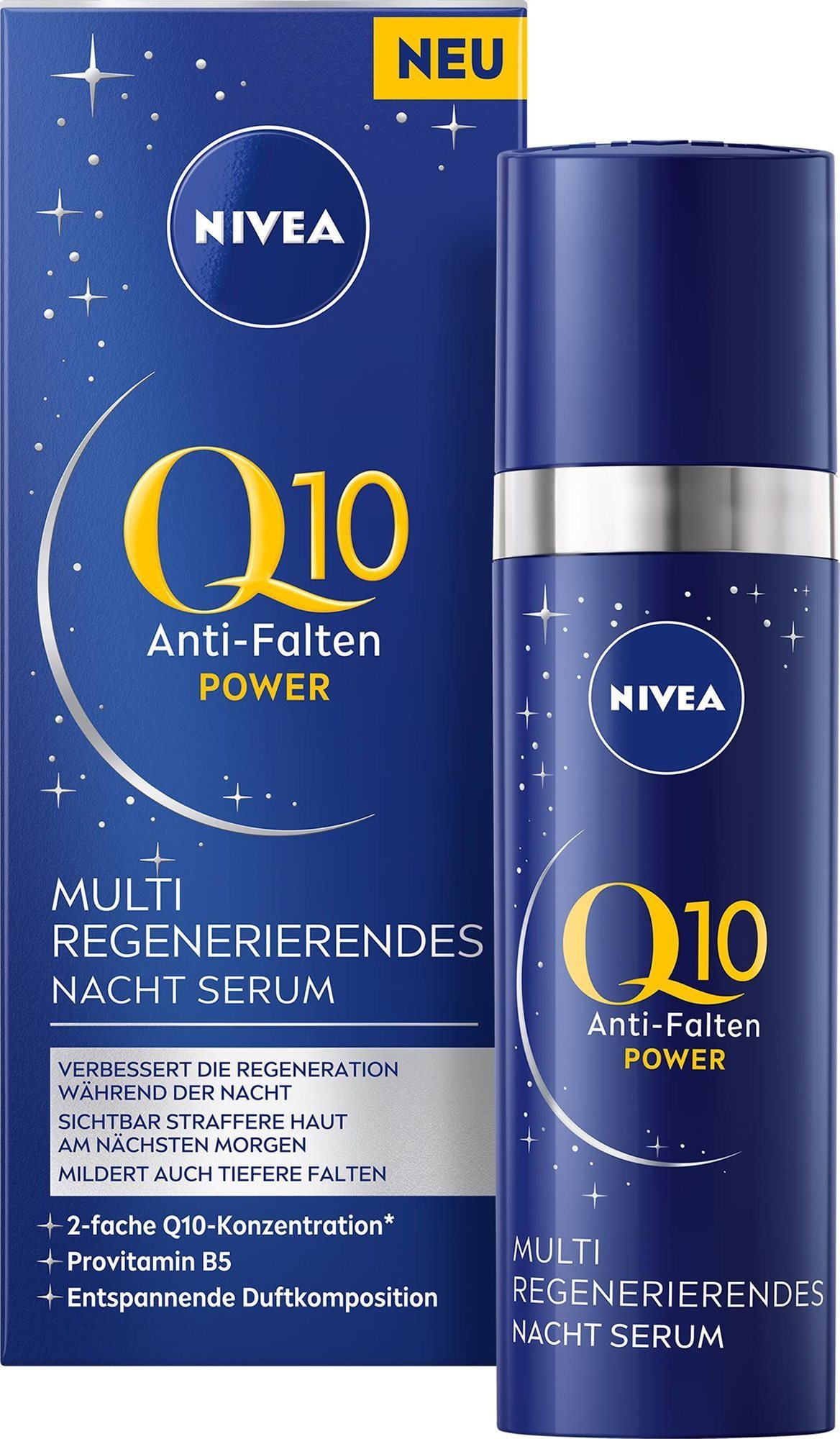 NIVEA Q10 Ultra Recovery Anti-wrinkle night serum 30 ml Pleťové sérum