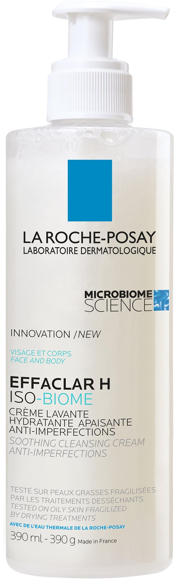 LA ROCHE-POSAY Effaclar H ISO-Biome 390 ml Čisticí krém