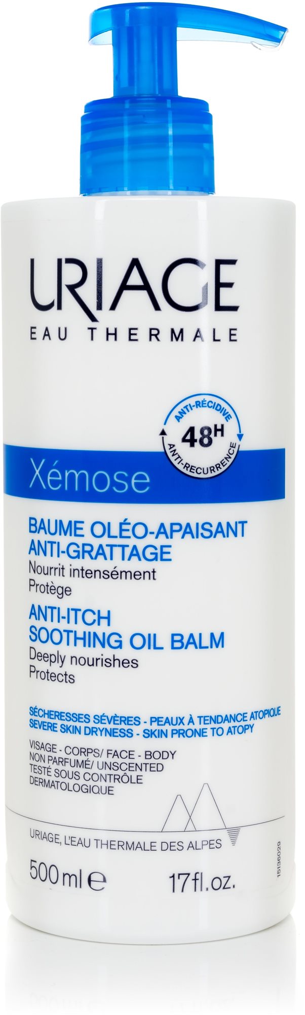 URIAGE Xemose Oleo Balzsam 500 ml Arcápoló olaj
