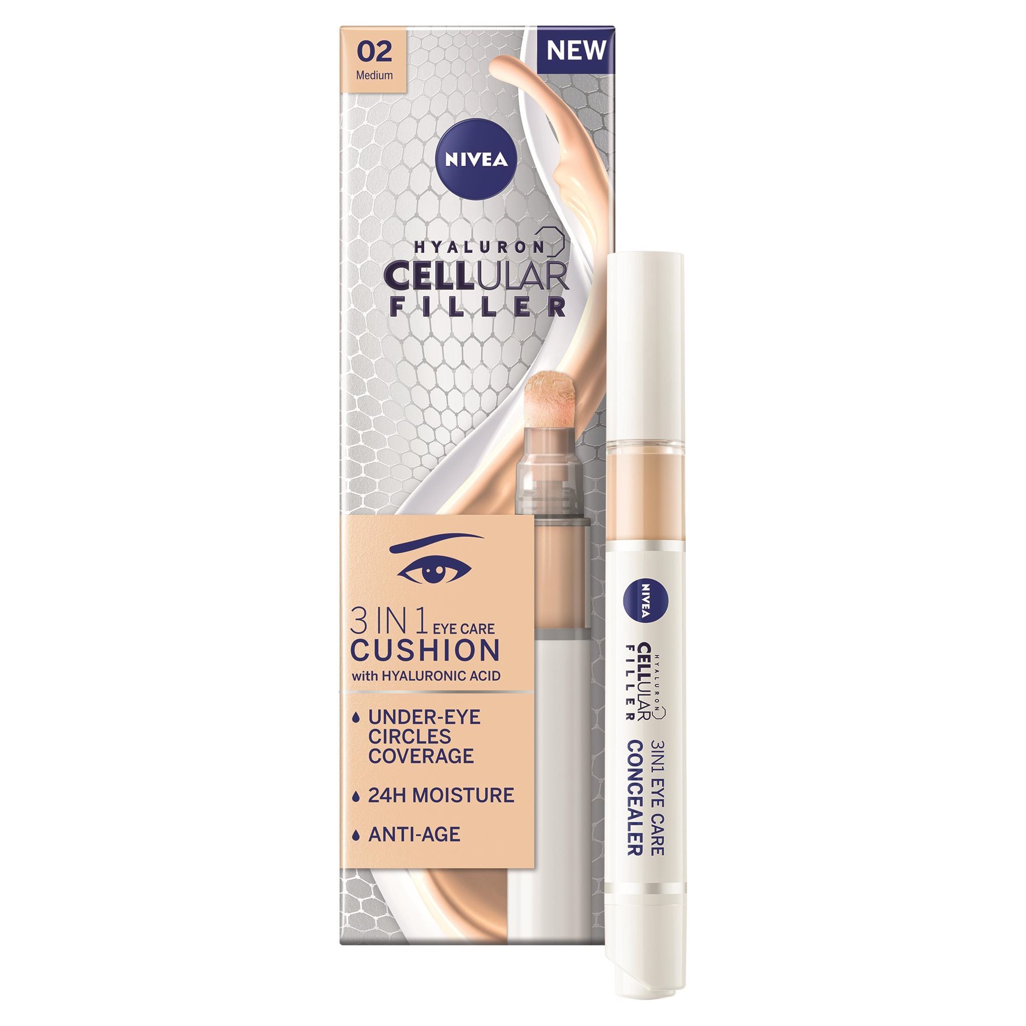 NIVEA Face Cellular Eye cushion medium 4 ml Szemkörnyékápoló