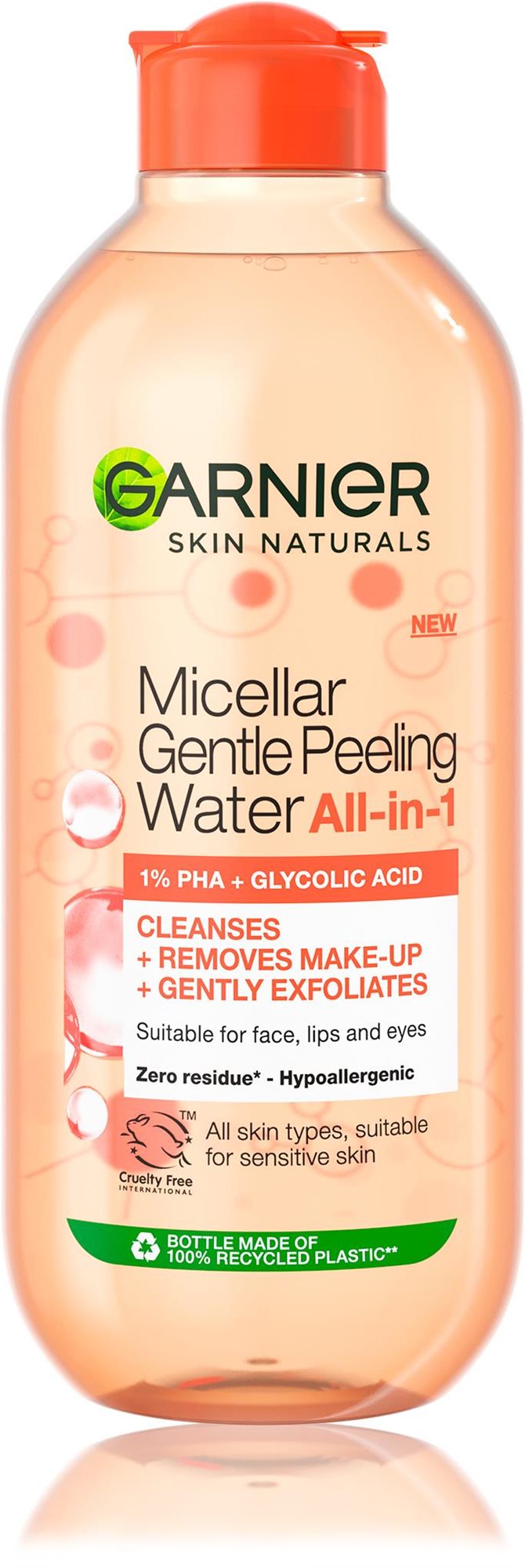 GARNIER Micelárna voda s peelingovým efektom all-in-one 400 ml...