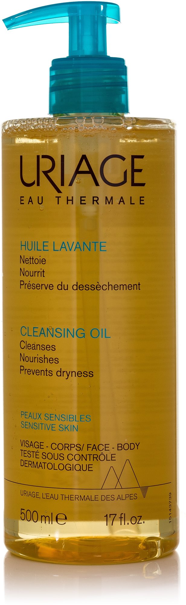 URIAGE Cleansing Oil 500 ml Pleťový olej