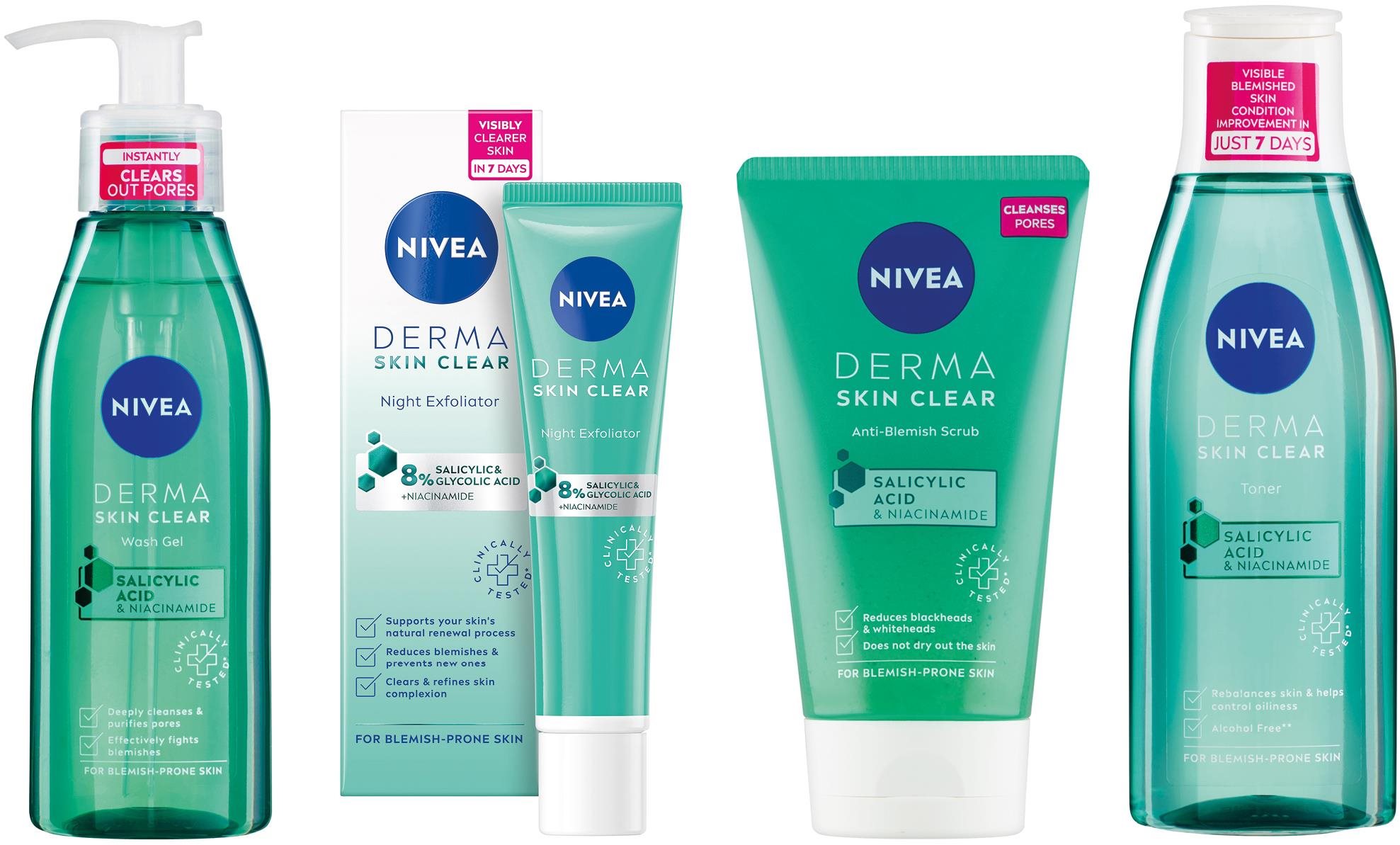 NIVEA Face Derma Activate Set 540 ml Kozmetická sada
