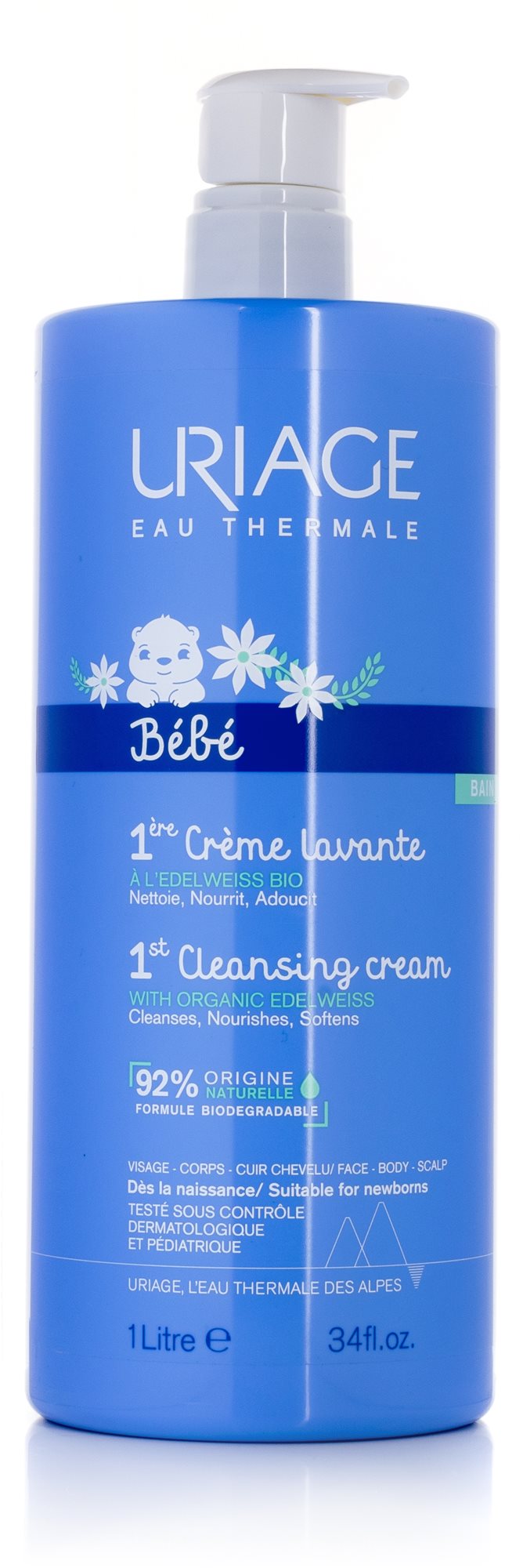 URIAGE Bébé 1st Cleansing Cream 1000 ml Čisticí krém