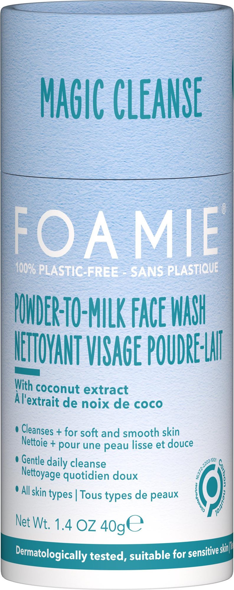 FOAMIE Powder to Milk Face Wash Magic Cleanse 40 g Čistiace mlieko