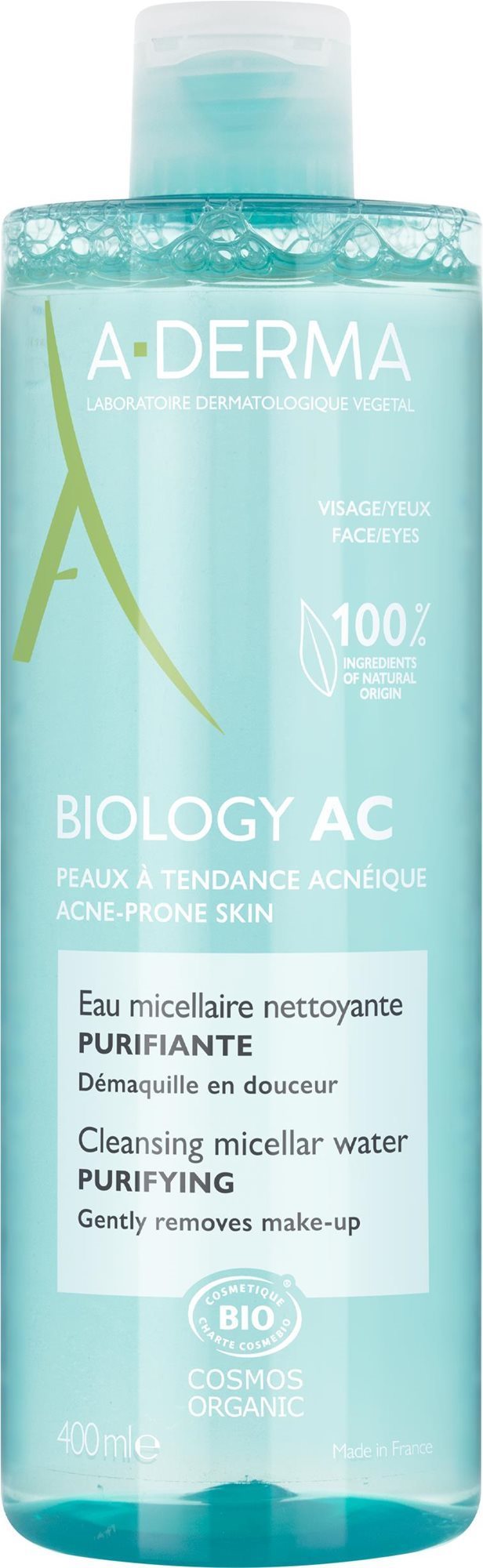 A-DERMA BIOLOGY AC tisztító micellás víz, 400ml Hidratáló arckrém