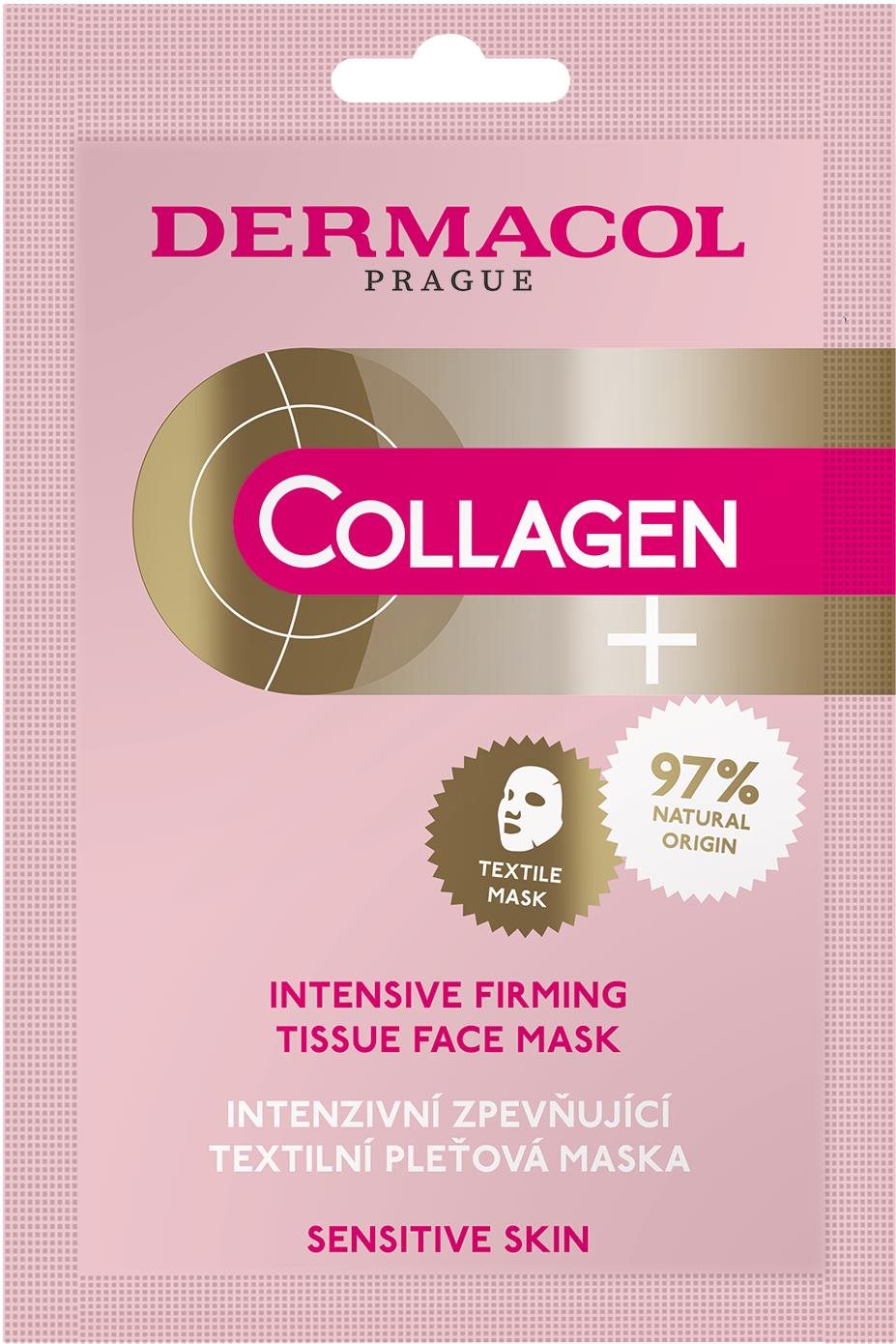 DERMACOL Collagen plus textilná maska Pleťová maska