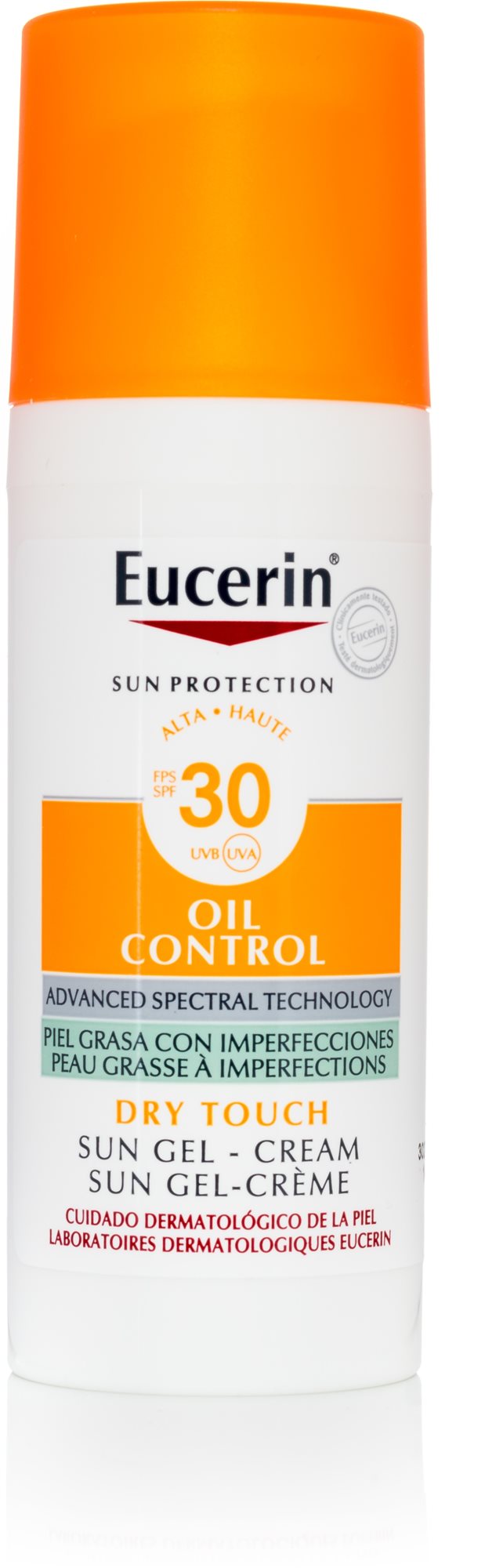 Eucerin Sun Oil Control SPF 30 Toucher Sec Gel-Creme Peau a...
