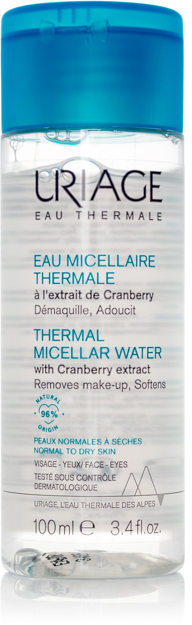 URIAGE Thermal Micellar Water Moisturizes 100 ml Micelárna voda