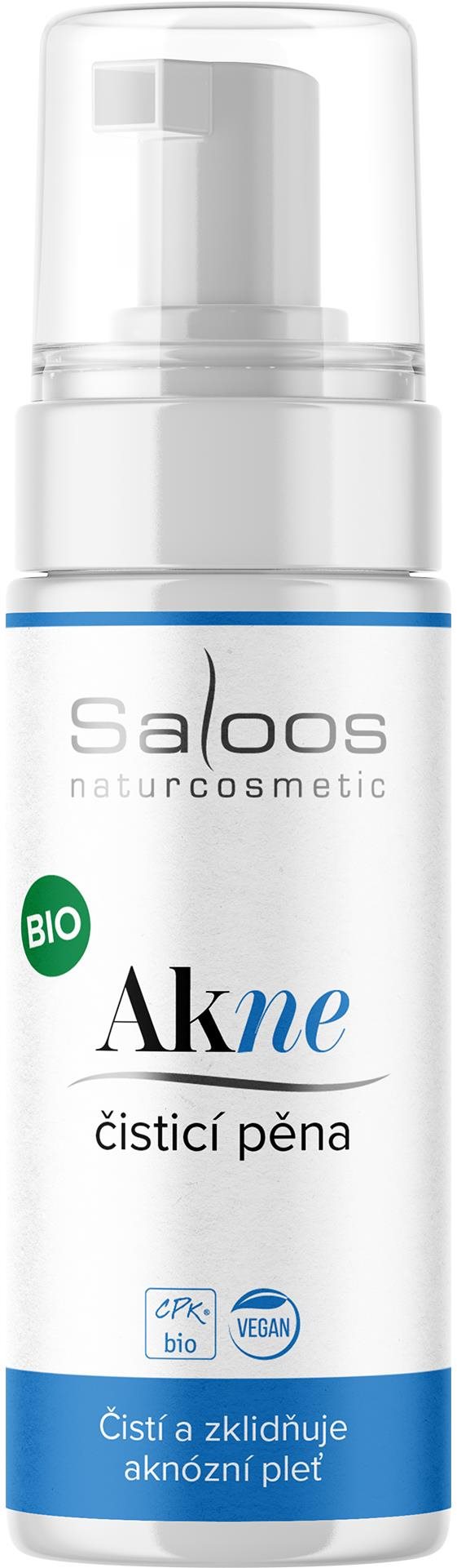 SALOOS Bio Akne tisztító hab 150 ml Tisztító hab