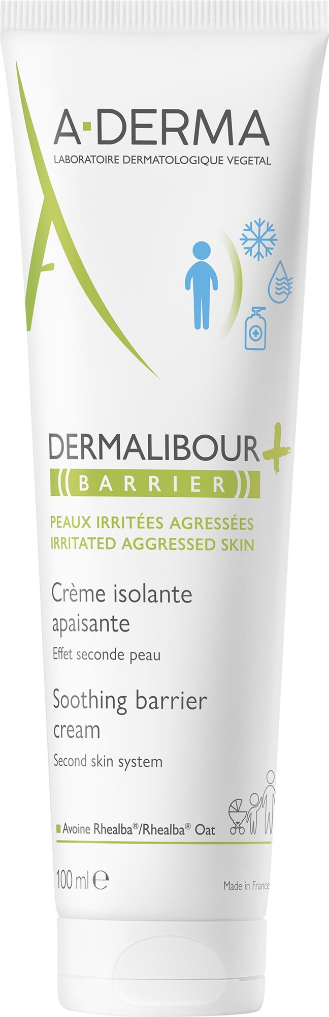 A-DERMA Dermalibour Barrier nyugtató védőkrém 100 ml Arckrém