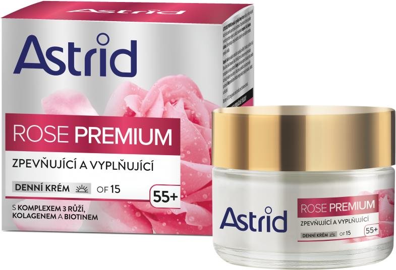 ASTRID Rose Premium 55+ zpevňující a vyplňující denní krém OF15 50...
