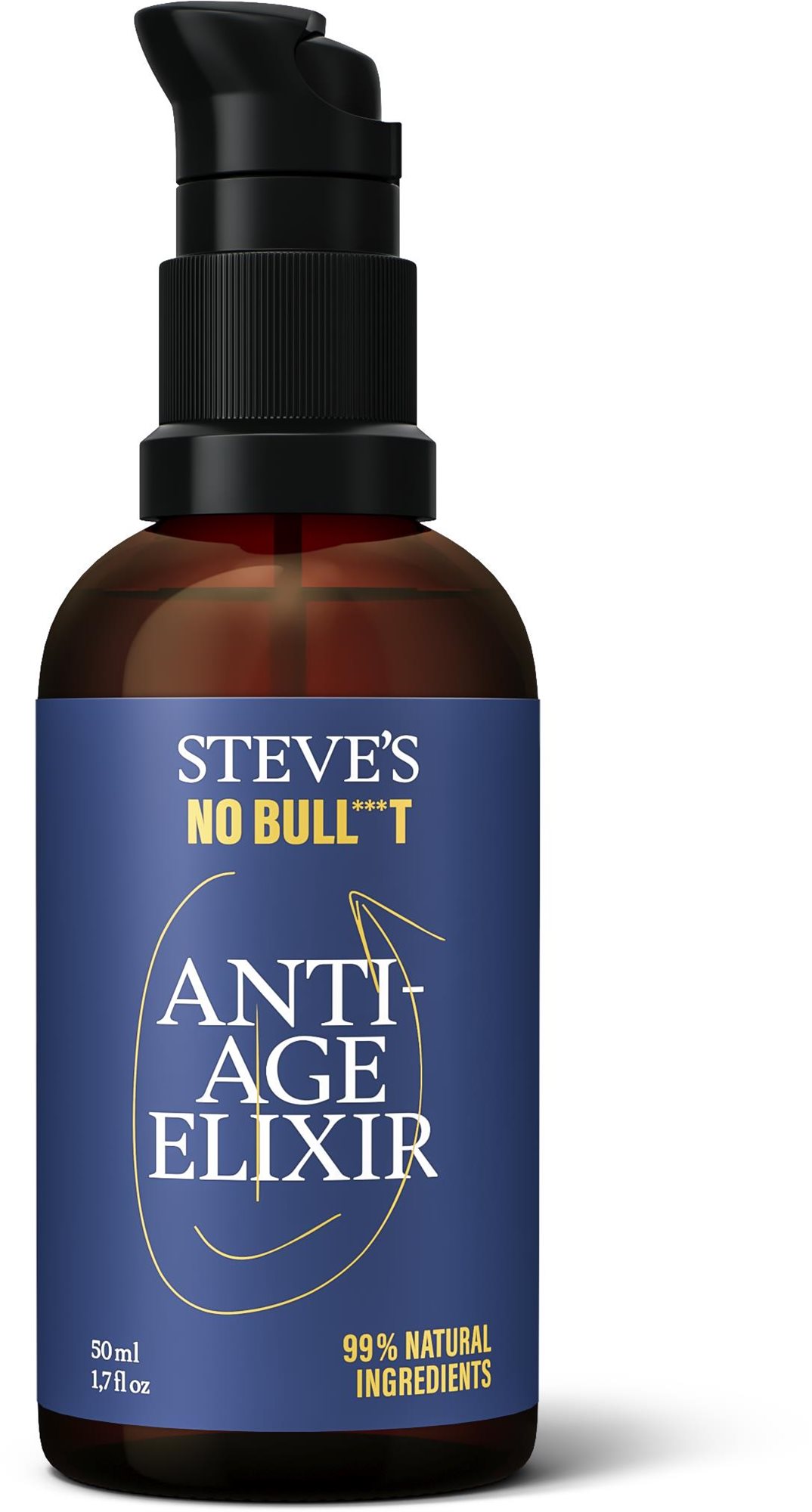 STEVES No Bull***t Anti-Age Elixir 50 ml Arcápoló szérum