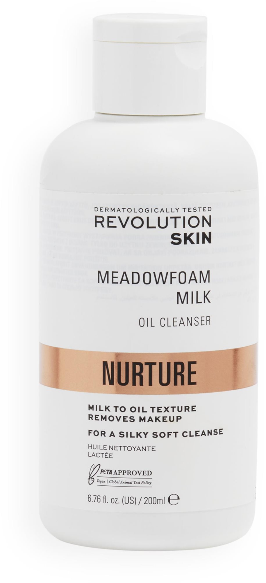 REVOLUTION SKINCARE Meadowfoam Milk Oil Cleanser 200 ml Odličovač