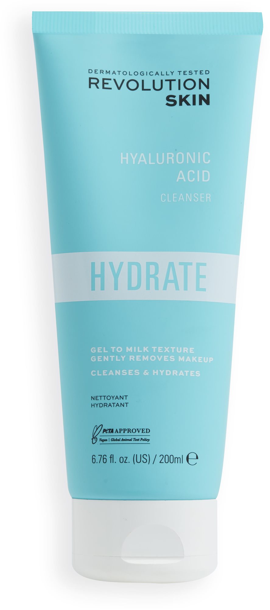 REVOLUTION SKINCARE Hyaluronic Acid Cleanser 200ml Sminklemosó