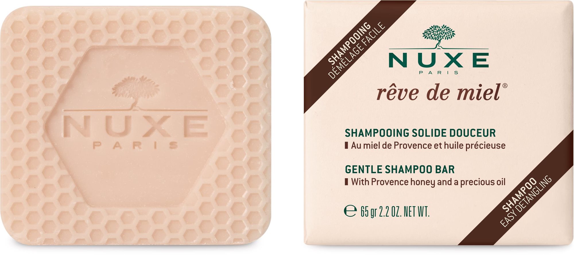 NUXE Reve de Miel Gentle Shampoo Bar 65 g Šampon