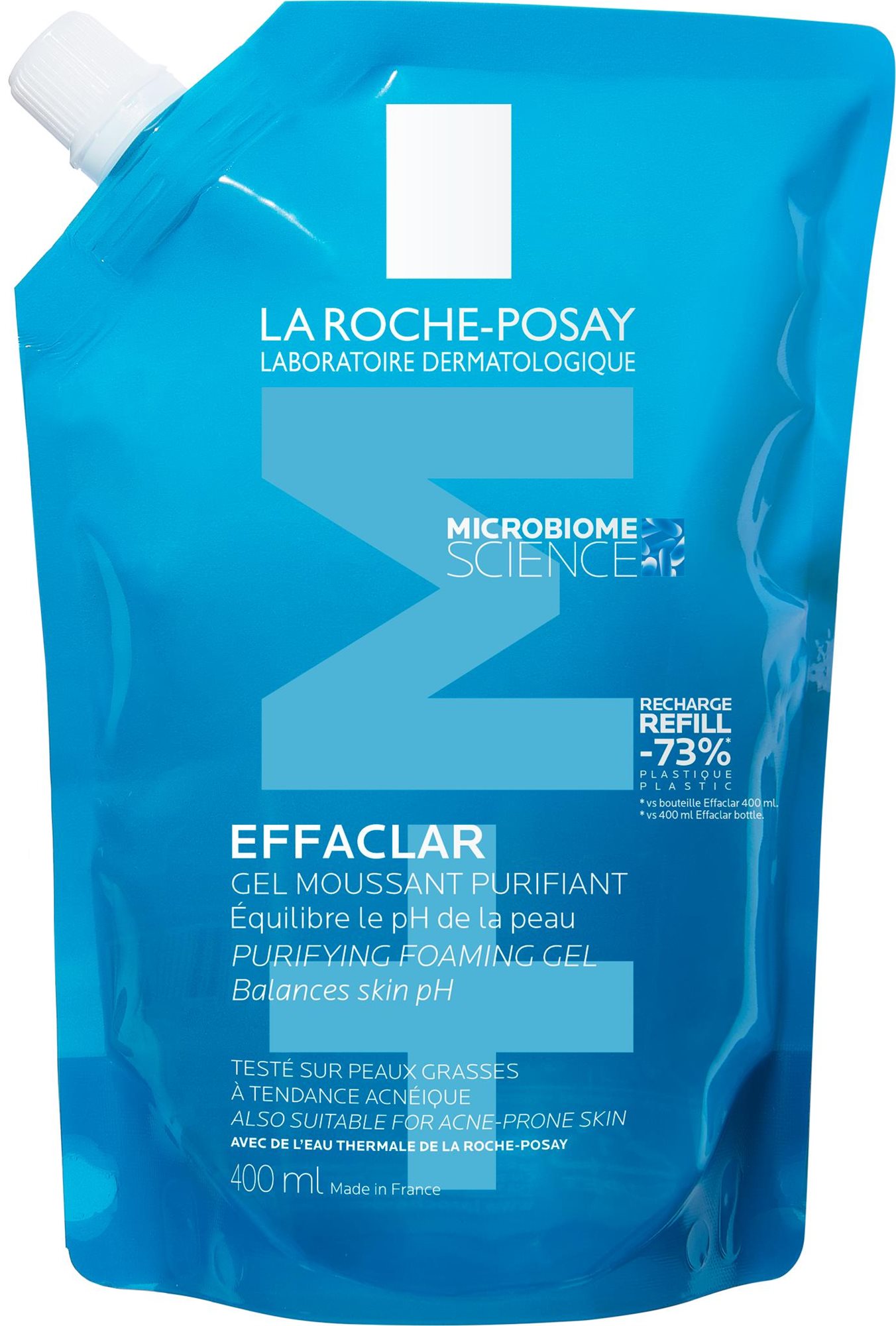LA ROCHE-POSAY Effaclar Purifying Foaming Gel Refill 400 ml...