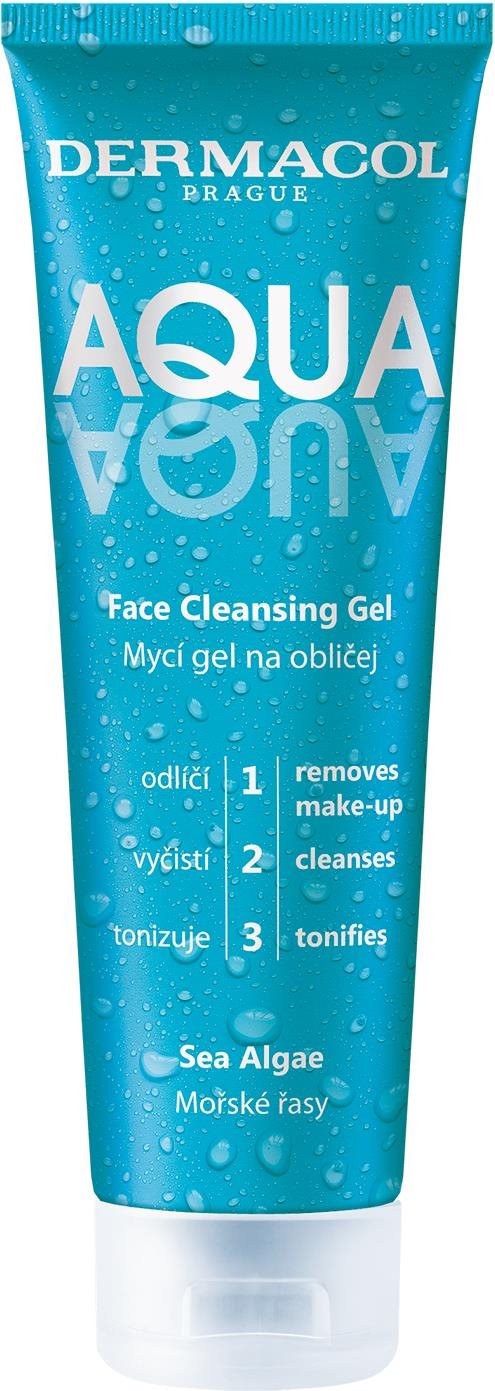 DERMACOL Aqua umývací gél na tvár 150 ml Čistiaci gél