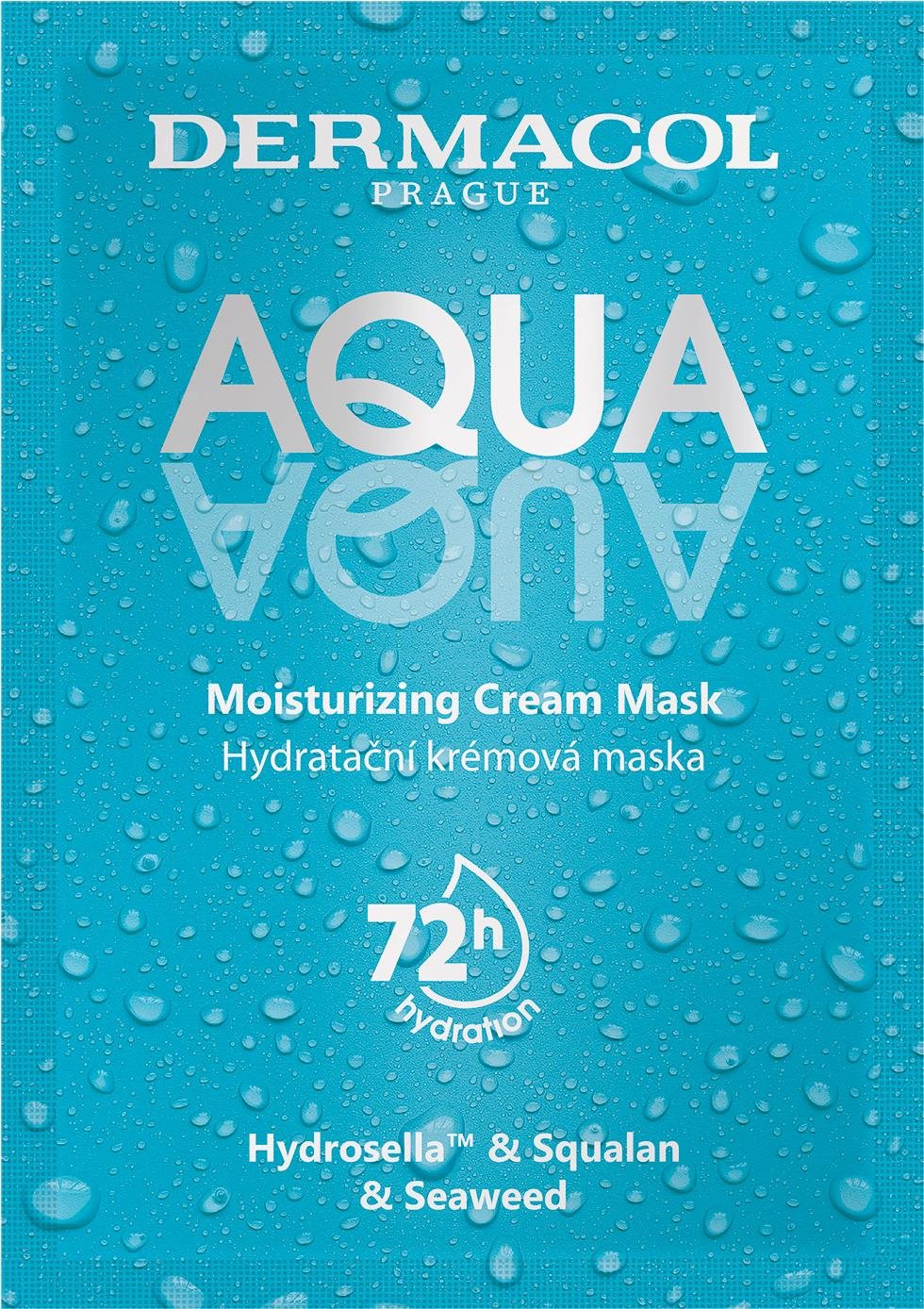 DERMACOL Aqua hydratačná pleťová maska 2× 8 ml Pleťová maska