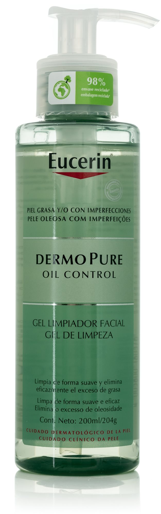 EUCERIN Dermopure Oil Control Gel Limpiador Facial 200 ml Čistiaci...