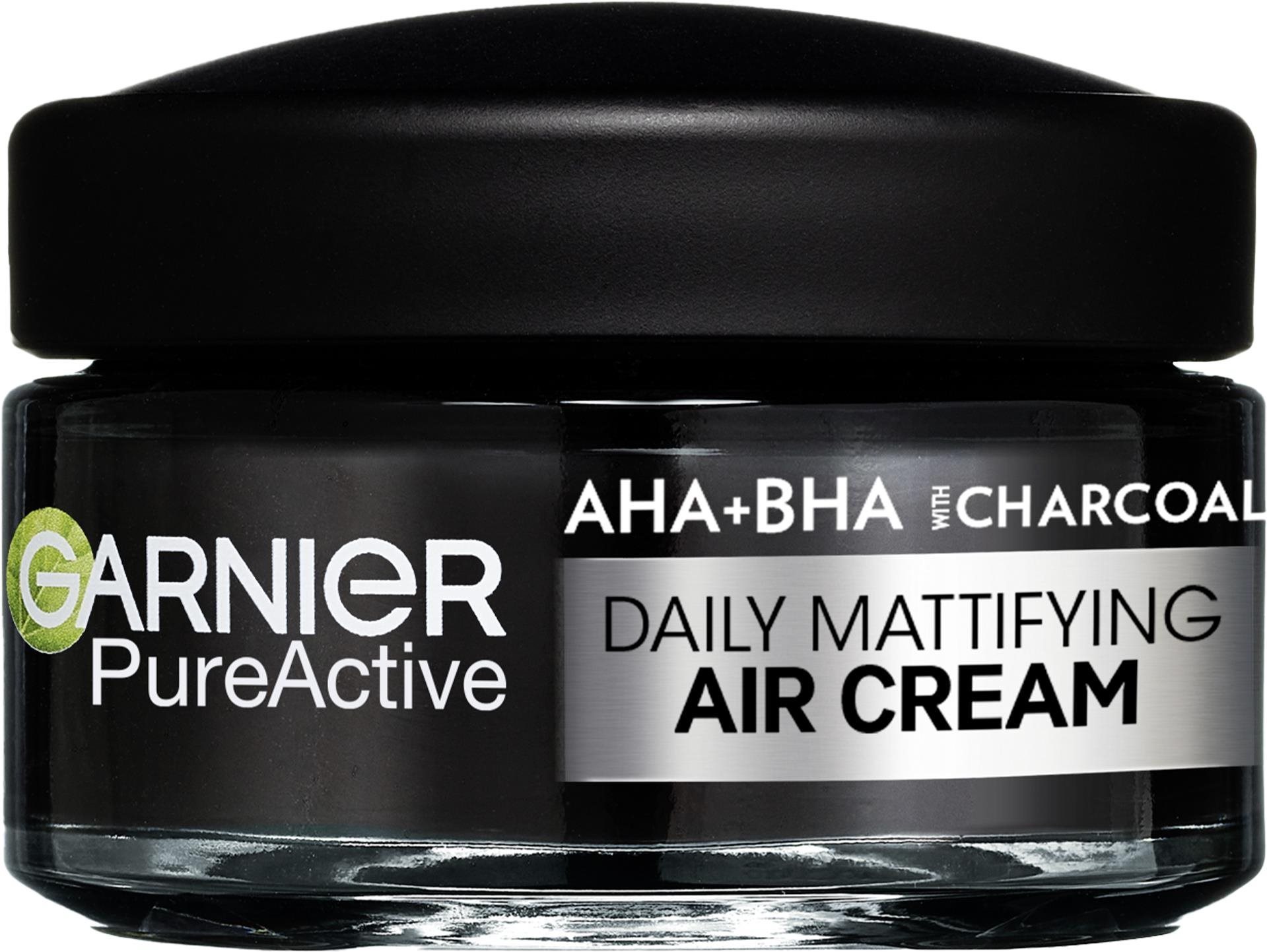 Garnier Pure Active AHA + BHA 3v1 s aktívnym uhlím 50 ml Krém na tvár