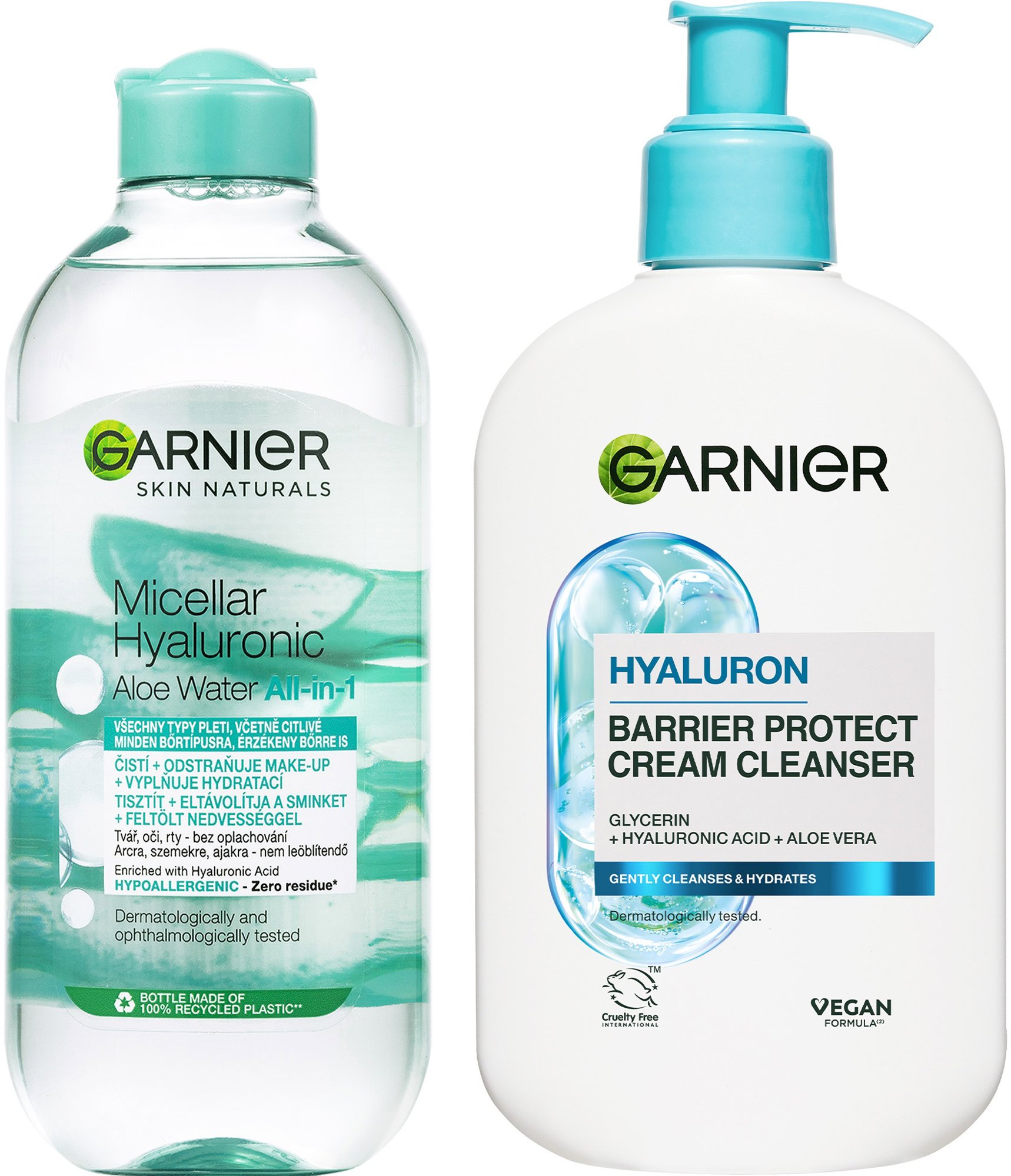 GARNIER Skin Naturals Hyaluronic Súprava 650 ml Kozmetická sada