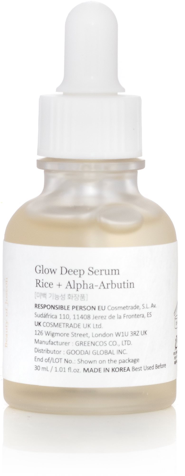 BEAUTY OF JOSEON Glow Deep Serum Rice + Alpha Arbutin 30ml Arcápoló...