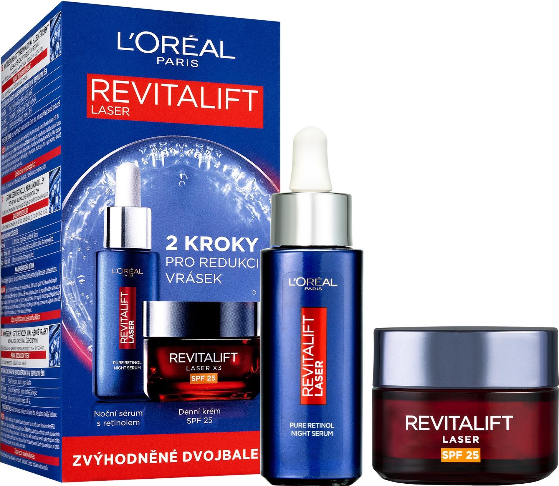 L'ORÉAL PARIS Revitalift Laser éjszakai szérum + Revitalift Laser...