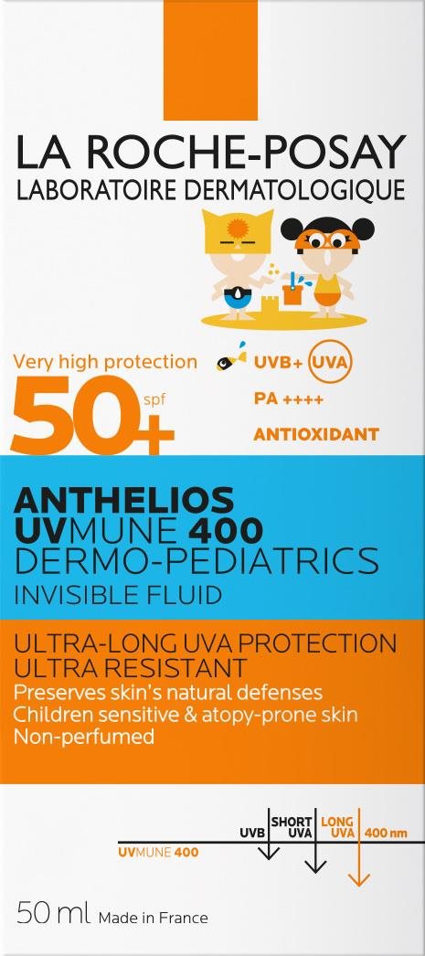 LA ROCHE-POSAY Anthelios DP fluid SPF 50+ 50ml Arcápoló fluid