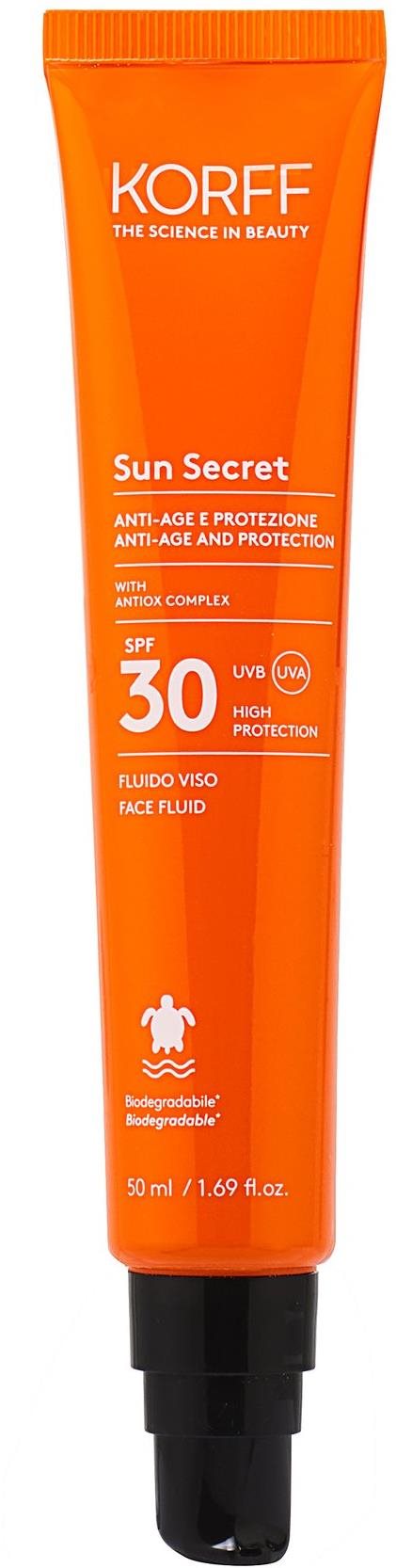 KORFF Sun Secret Pleťový fluid SPF 30 50 ml Krém na tvár