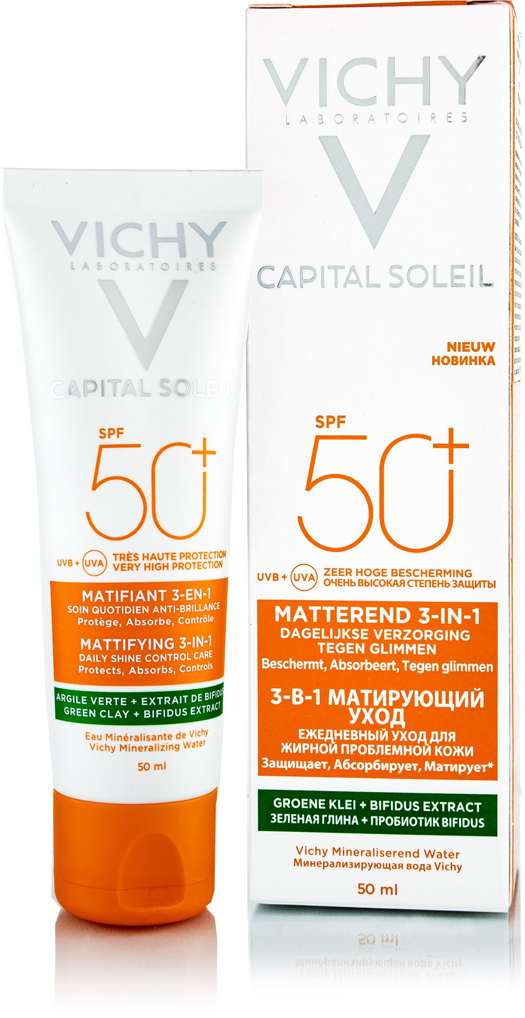 VICHY Capital Soleil SPF50+ 50 ml Opaľovací krém