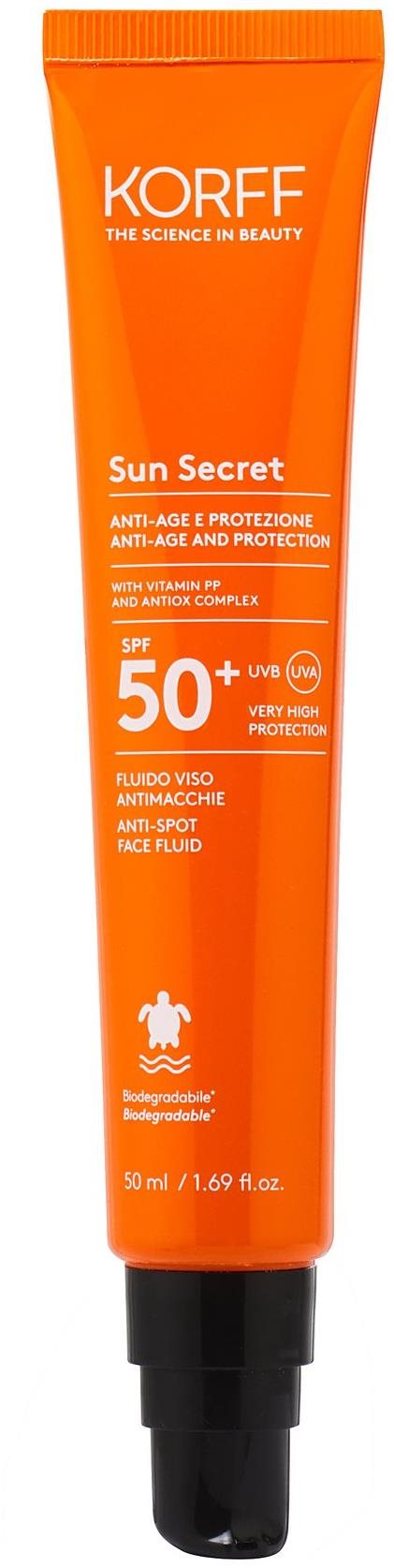 KORFF Sun Secret Pleťový fluid SPF 50+ 50 ml Krém na tvár