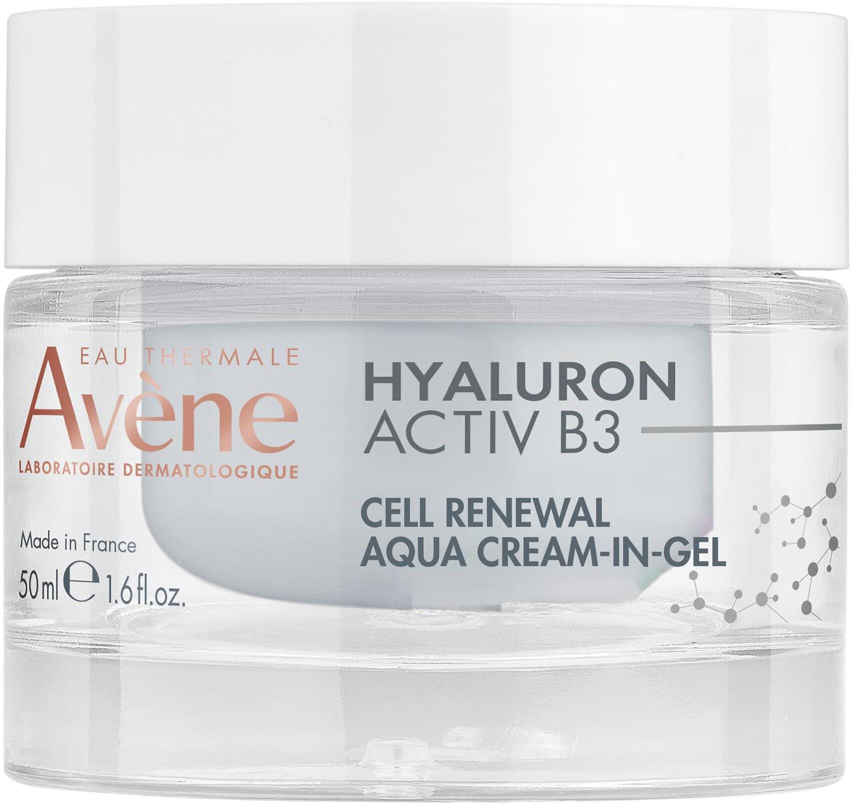 AVENE Hyaluron Activ B3 Aqua gel-krém 50 ml Pleťový krém