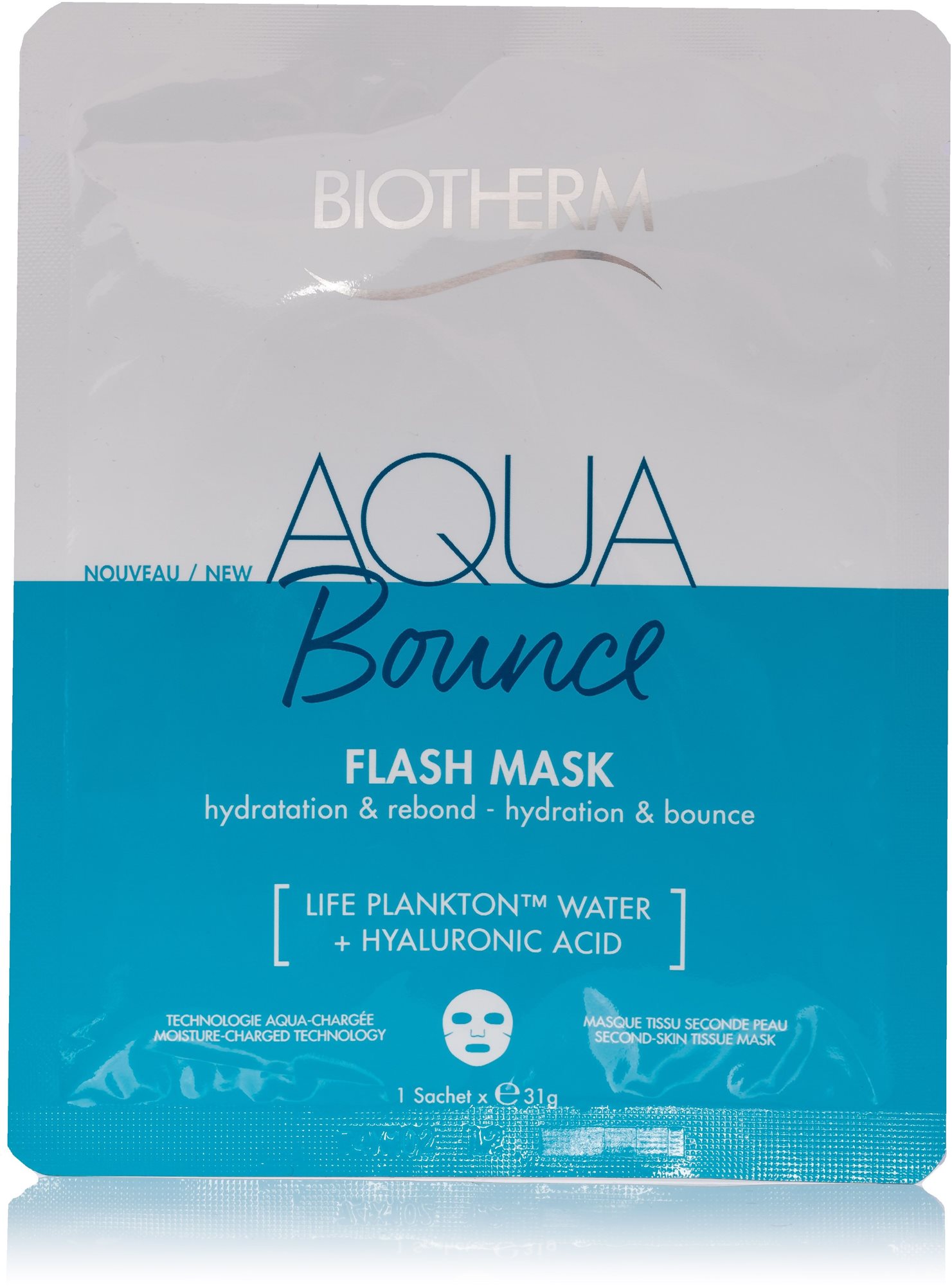 BIOTHERM Aqua Bounce Flash Mask 31g Arcpakolás