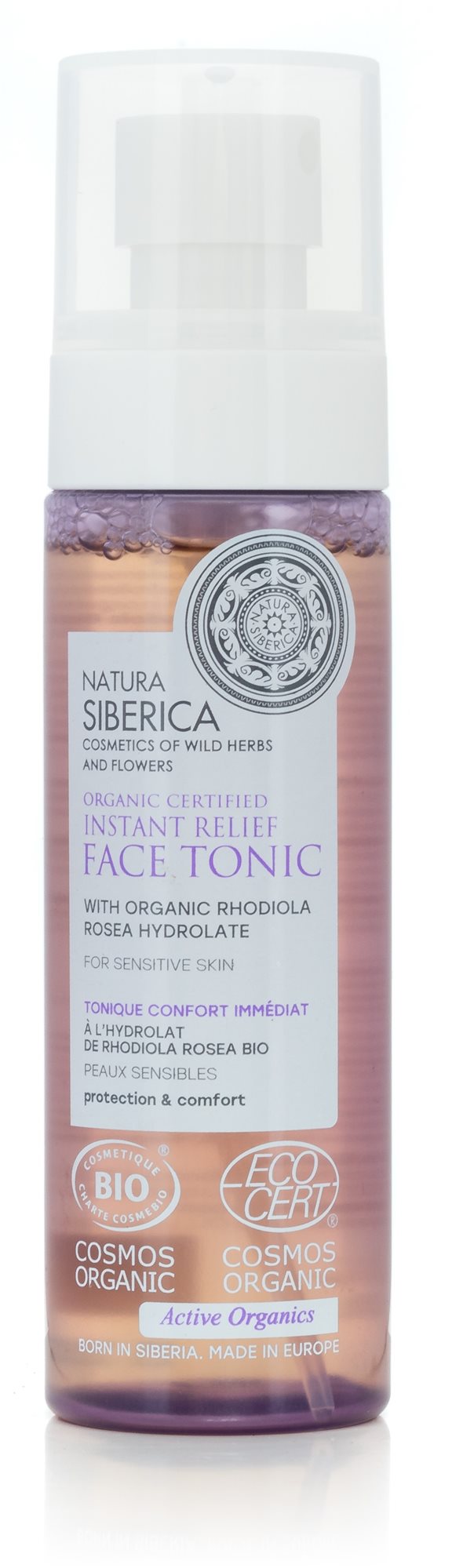 NATURA SIBERICA Organic Certified Instant Relief Face Tonic 100ml...